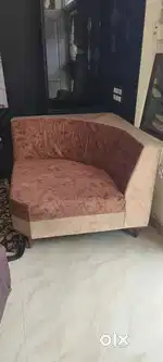 Corner Seat (Single Seater) of Sofa, 6 Seater dinning table