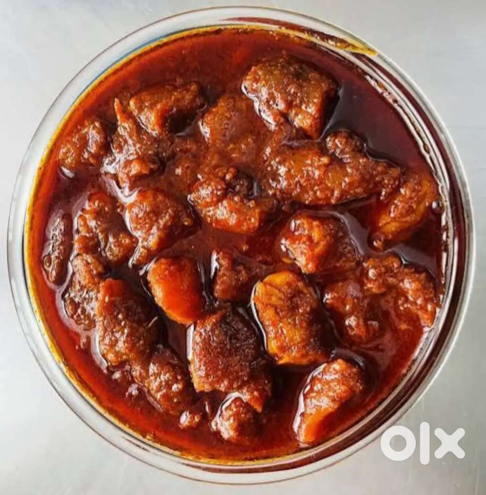 Chicken pickel, Mutton pickle with or without bones and prawns pickle