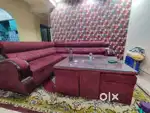 Sofa + Dinning set with four chair