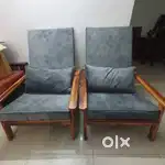 Stylish Sheesham Wood Chairs-Set of 2, Barely Used (Rate Negotiable)