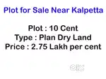 Plot for Sale in Kalpetta