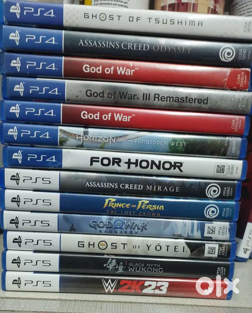 Playstation (PS5/PS4 Games)– Brand New Condition