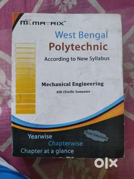 Mechanical engineering Matrix book west bengal