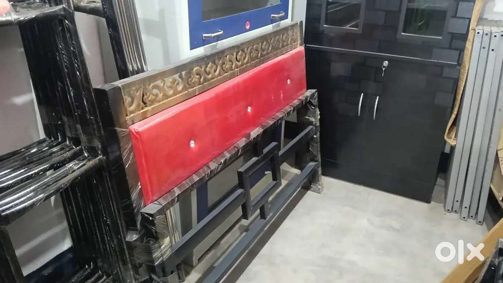Iron bed new double new form shop