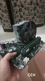 I7 4770 processor with motherboard and 16gb ram , and cooler also