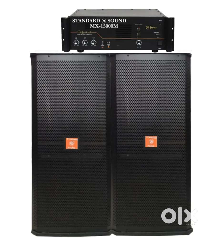 DJ sound and lighting with trust single side and double side