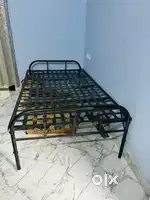 Iron bed- Size 3X6…. 6month old . Good condition