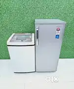 #A washing machine makes laundry effortless with powerful cleaning.