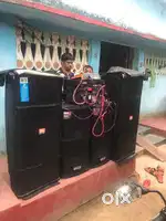 Dj setup sound system