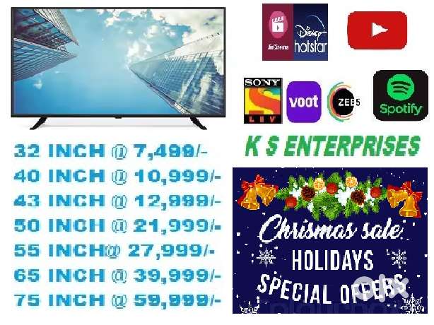WINTER OFFER 43 INCHES  SMART, 4K UHD LED TV IN 12,999 ONLY.
