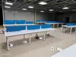 Office furniture like workstation, tables and chairs available