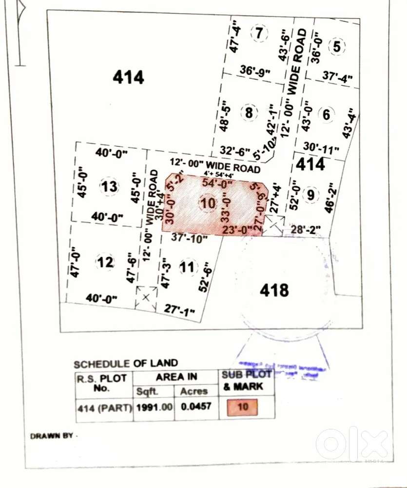 Residential plot near Dharma,2.77 katha