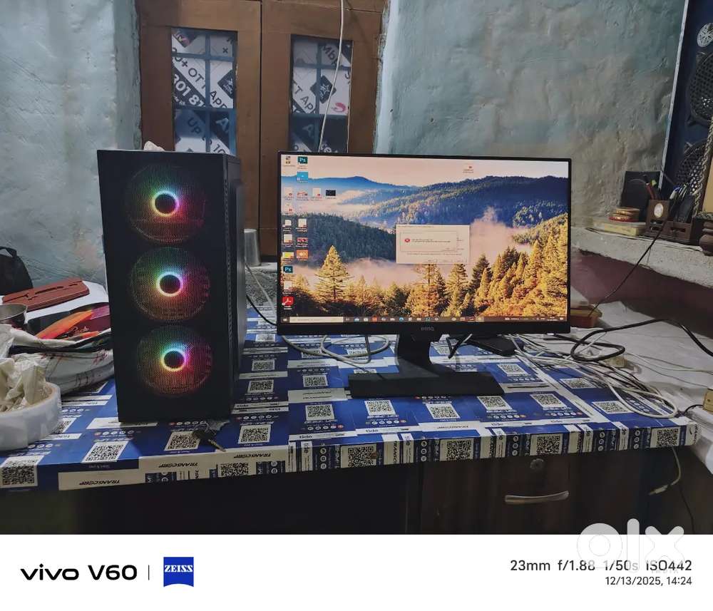 BenQ 24 Inch Full HD Monitor + Gaming CPU for Sale