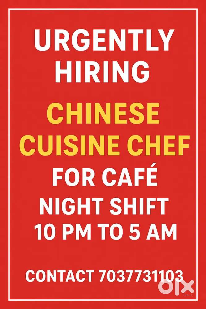 Head cook for Chinese cuisine