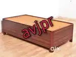 New full size wooden storage box dewan bed hostel bed at wholesale pri