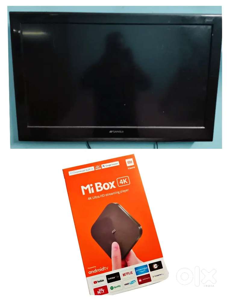 Sansui 32inch full hd TV With Mi 4k android box