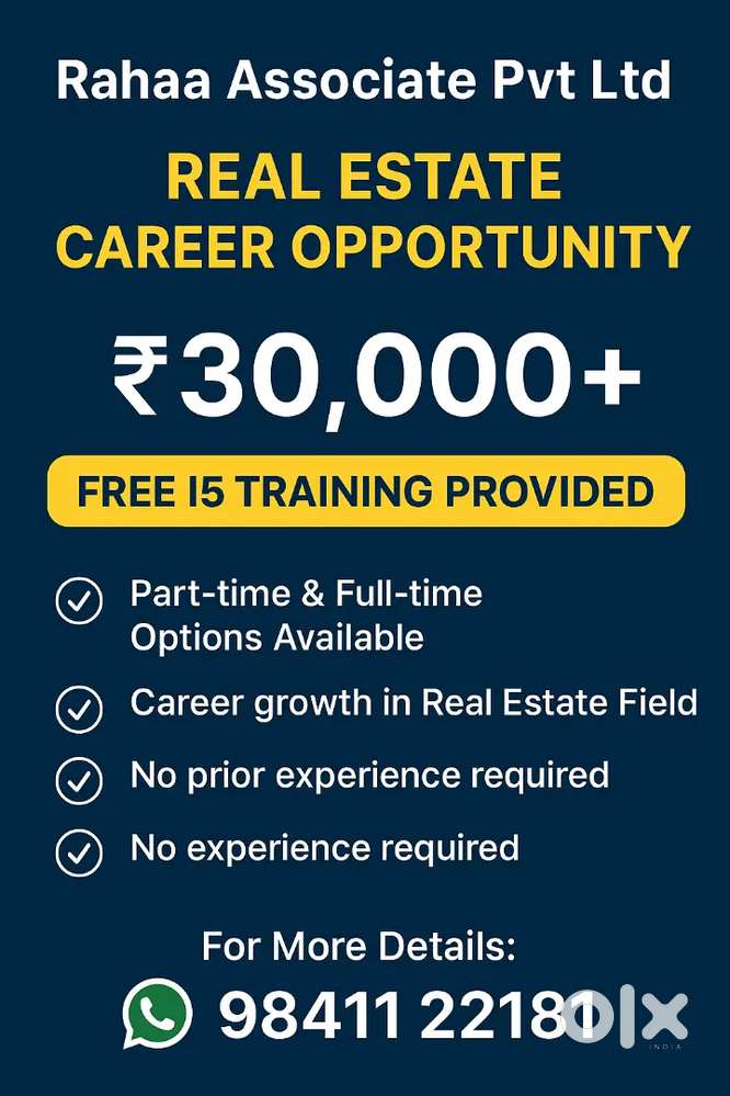 Wanted real estate agent 30k income real estate field