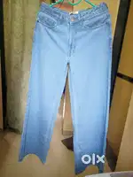 Glitchez Women Light Shade Wide Leg Jeans