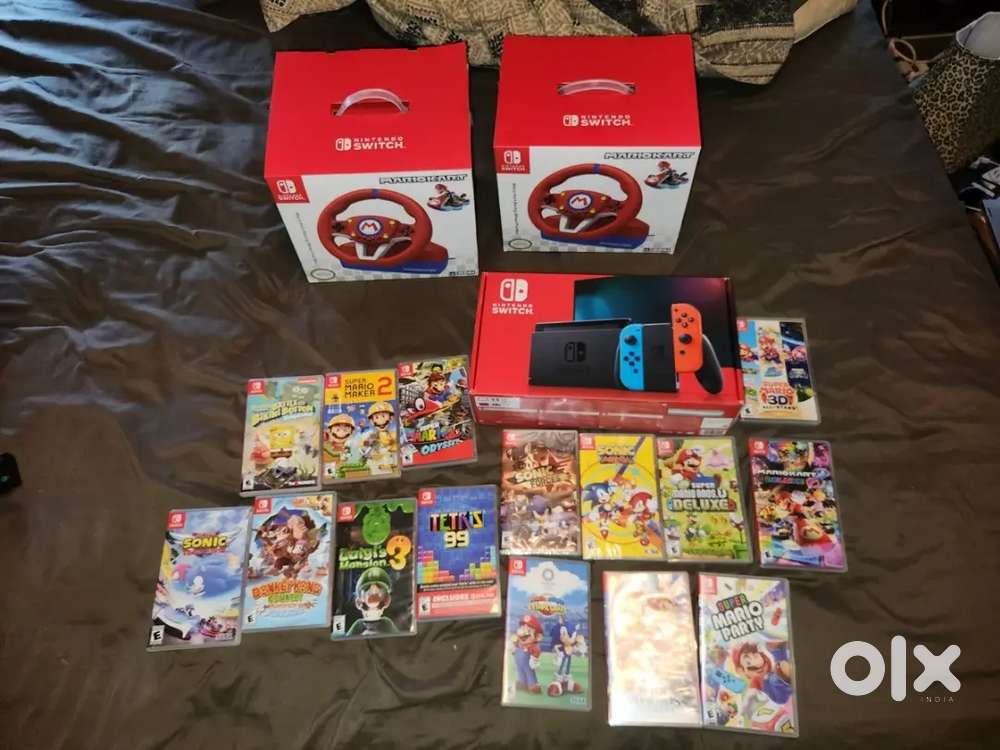 Nintendo Switch System 32GB Console w/ 15 Games