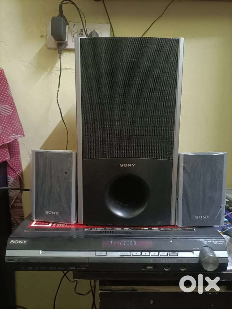 Sony hometheatre and realguard wallmountableACstabilizer and JioFiber