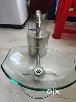 Glass wash basin (used)