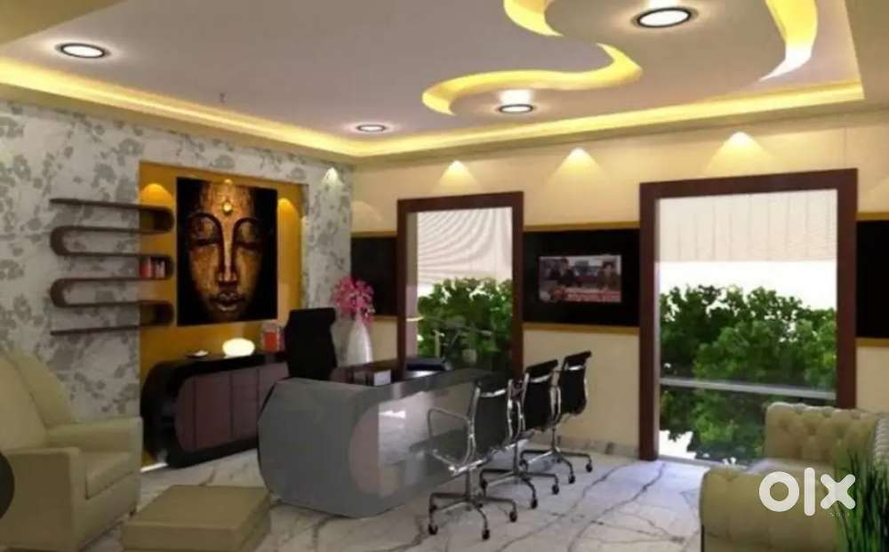 Near garh road fully furnished office rent