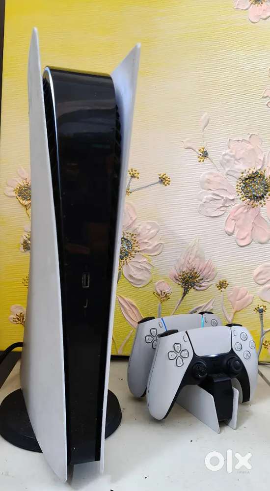 PS5 with 2 controllers