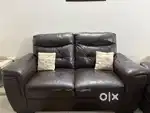 Home Centre 3+2 Leather Sofa