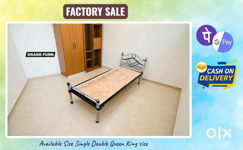 Cot , steel cot , single , double, queen size , King Size Bed @  545ER