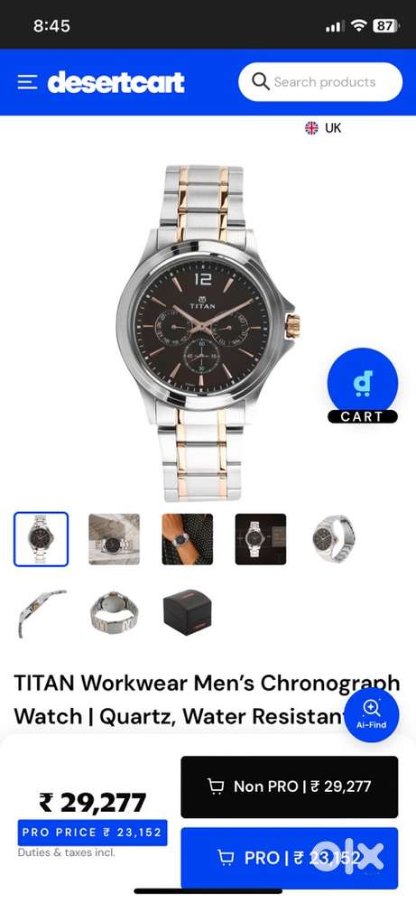 Real TITAN 1698SAF watch