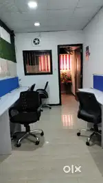1 director cabin +10 workstation commons reception office for rent