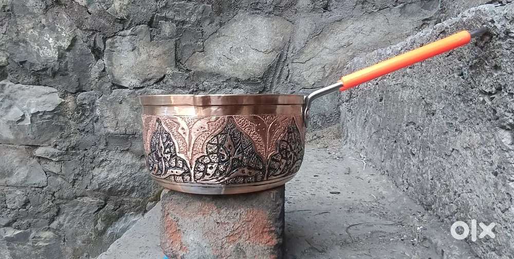 Copper tea pan