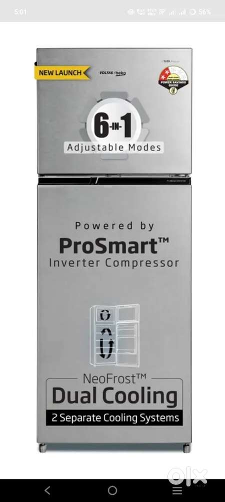 Voltas Beko 243L 2 Star brand new fridge