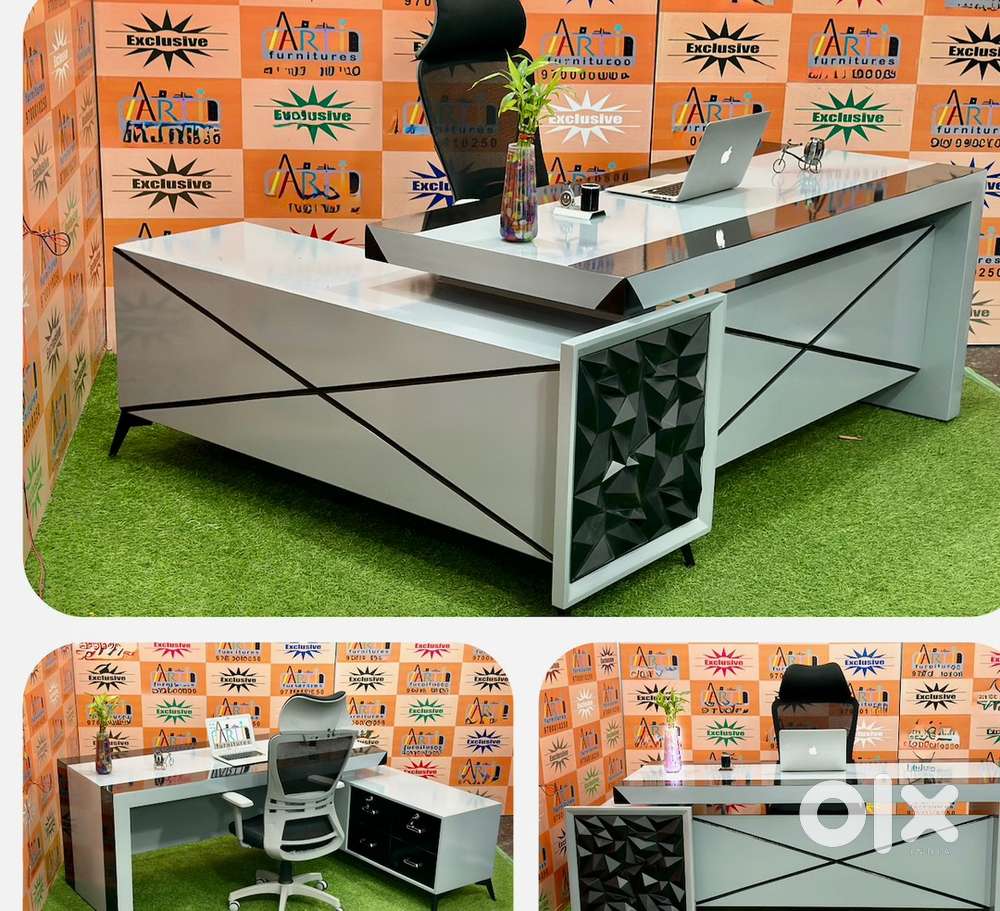 New office tables study tables md tables confrence reception chairs