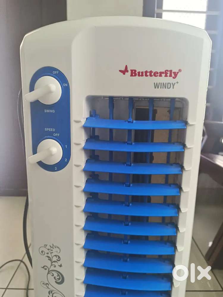 Butterfly windy tower fan