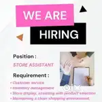 Store assistant, Delivery and billing