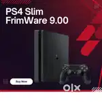 PS4 Slim 1 Tb 9.0 Firmware 15 Games Load