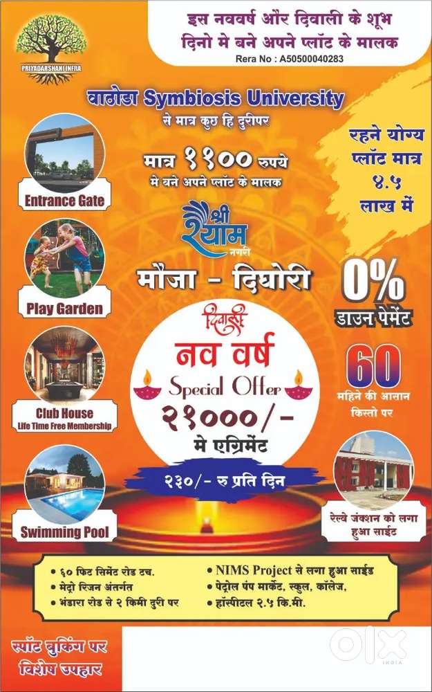 Wathoda chauk se 9km symboises road mauja dighori