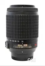 Nikon DX AF-S nikkor 55-200mm 1:4-5.6G ED VR - Zoom Lenss