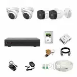 4CH CAMERA SET CP PLUS ONLY  ON @7499/-