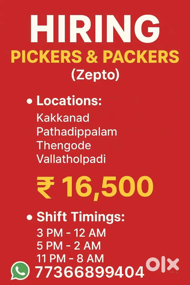 Part time and full time vaccancy in zepto Blinkit swiggy