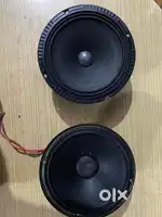 2 pair heavy midrange speakers
