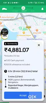 Uber driver vecancy