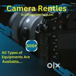 CANON SONY CAMERA RENT gopro350/-
