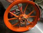 KTM front wheel damage piece