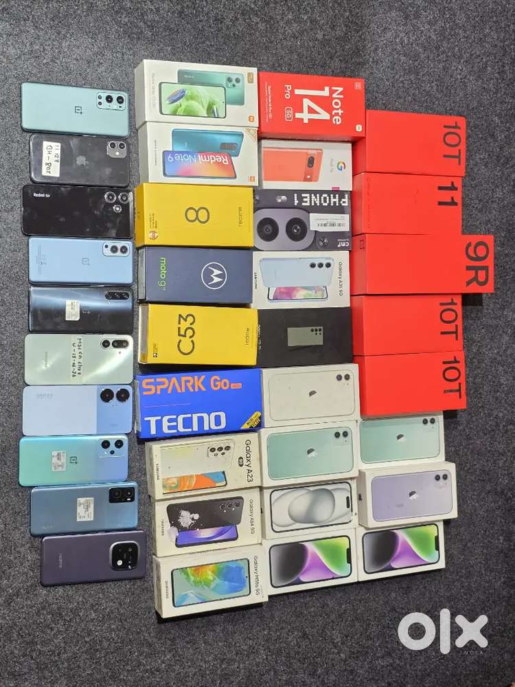 All varieties of smartphones available