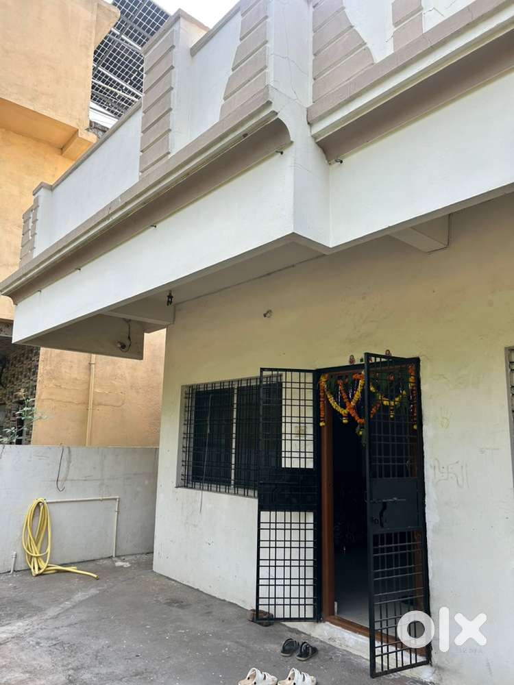 Garden facing independent House with solar installed