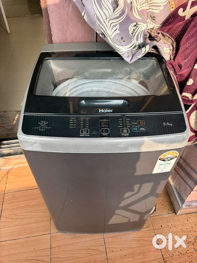 Haier top load fully automatic 6.5kg washing machine 1.5 year old.