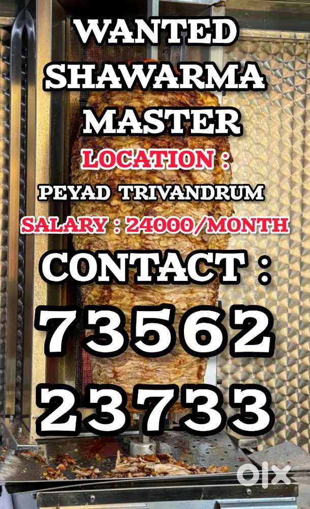 WANTED SHAWARMA MASTER