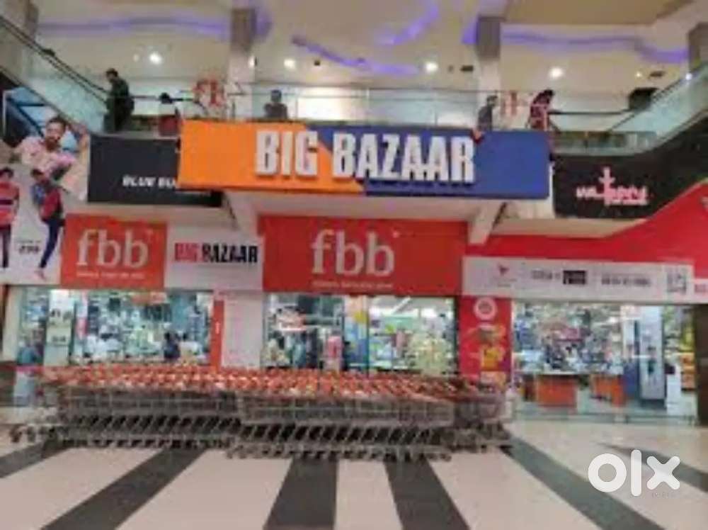 Urgent requirements in shopping mall pacific mall big bazaar now apply
